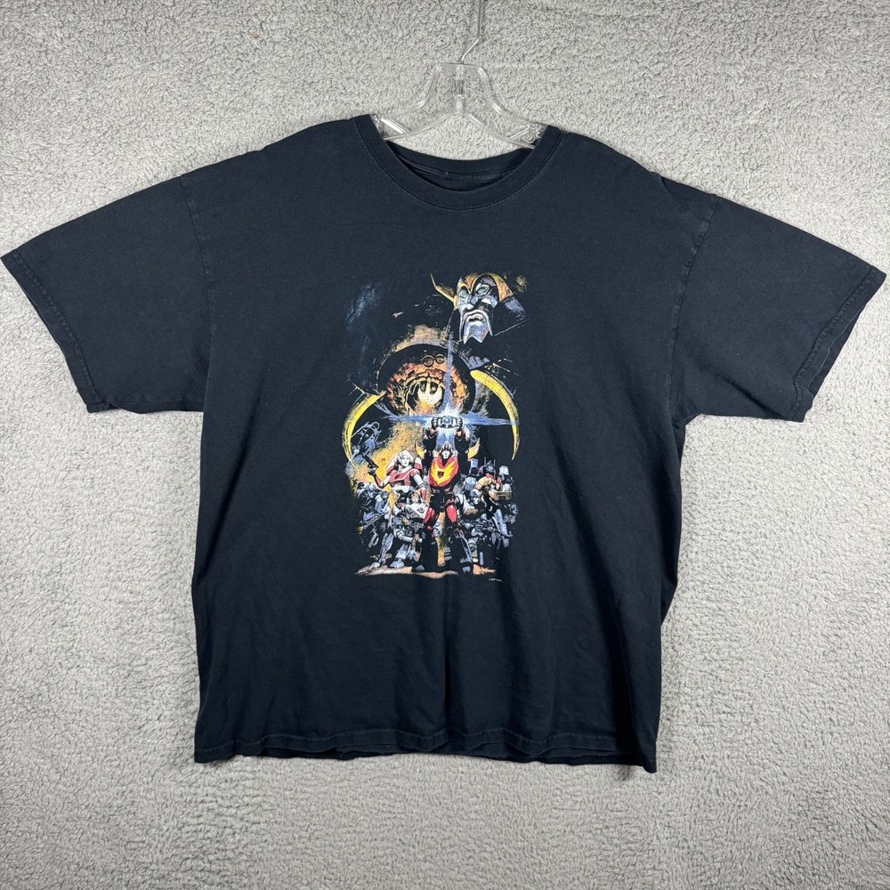 Transformers The Movie 1986 Poster Graphic T-Shirt Mens Black 2007 Hasbro L